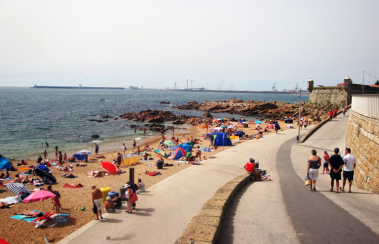 Praia do Castelo do Queijo, Porto, Portugal, Portugal